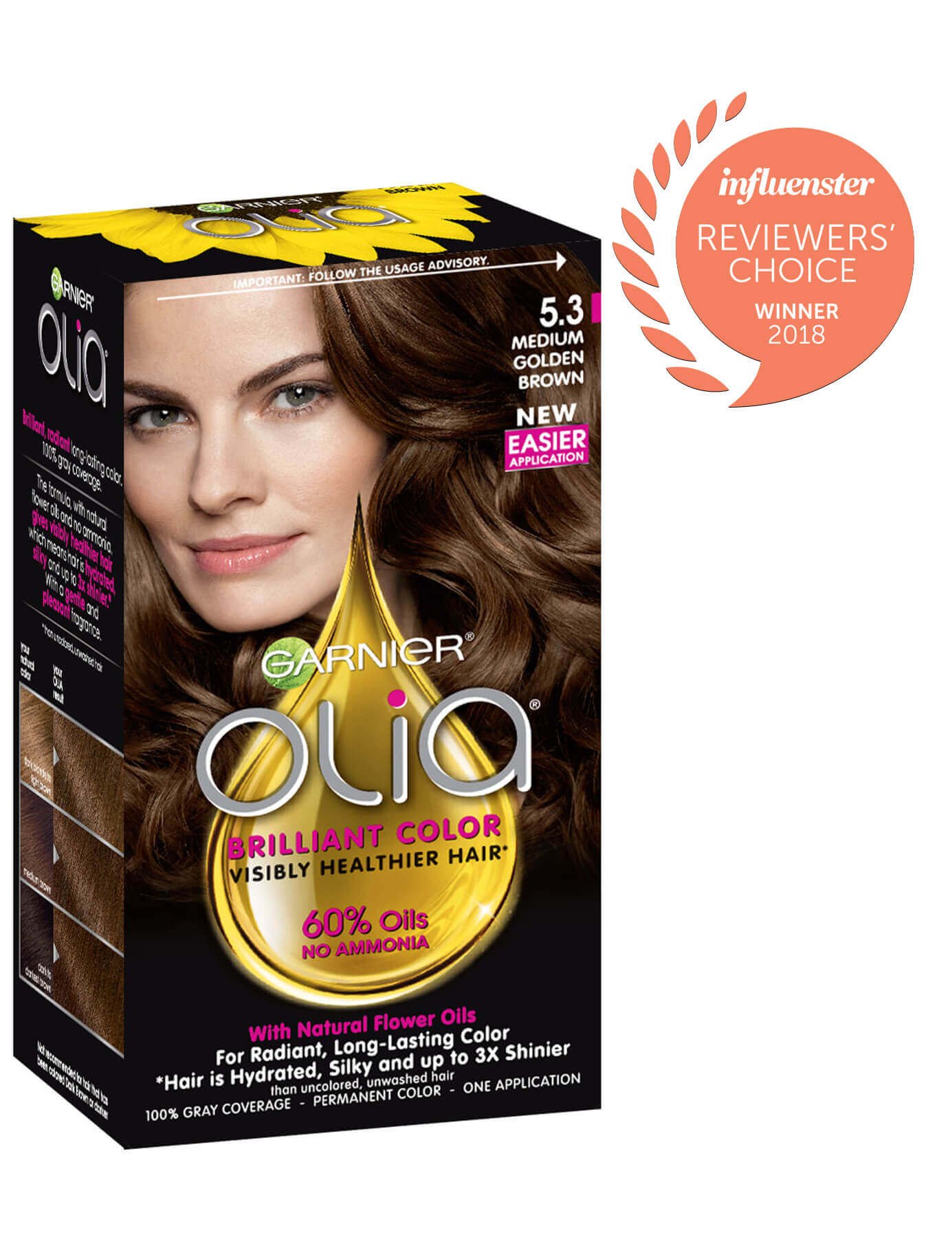 Garnier Olia Packshot Award 5.3 Medium Golden Brown